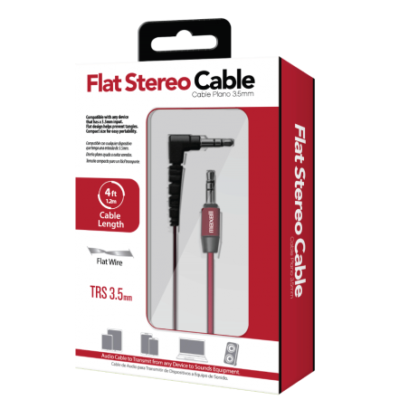 Cable Para Audio 3.5mm a 3.5mm 4.5ft AUD-500