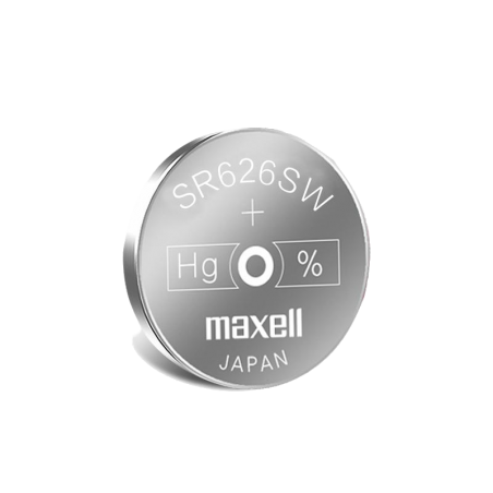 Pila de boton Maxell bateria original Oxido de Plata SR626SW